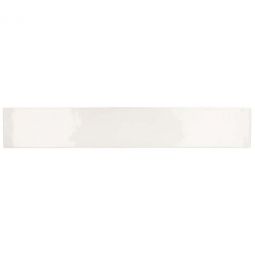 Zio Manacor - White 2.5" x 16" Ceramic Tile