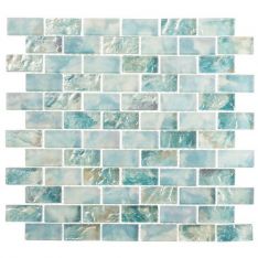 Zio Mykonos Harbor - Beach Day Glass Mosaic