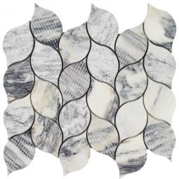 Tesoro Metropolitan Contempo - Oasis Leaf Multi Finish Mosaic