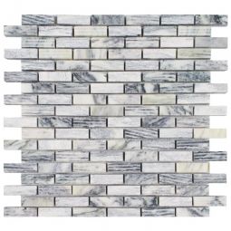 Tesoro Metropolitan Contempo - Oasis Multi Strip Multi Finish 5/8" x 2" Mosaic