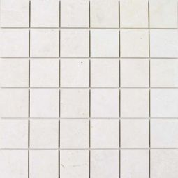 Tesoro Ice Beige- Honed 2" x 2" Square Stone Mosaic