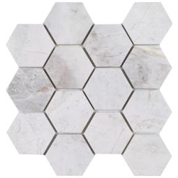 Tesoro Iceberg - Polished 3" Hexagon Mosaic