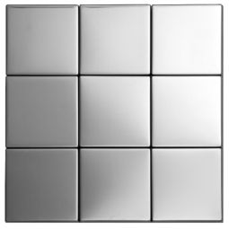 Neelnox New York - A-6 - 4" x 4"  Stainless Steel Mosaic