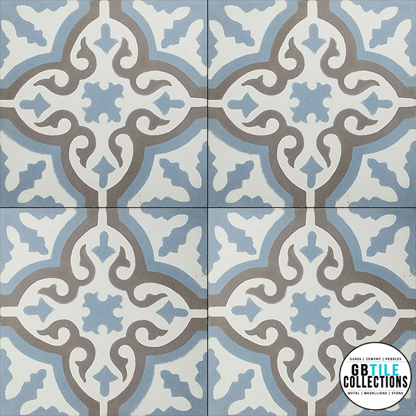 Encaustic Cement Tile - Neiba Sandy Brown