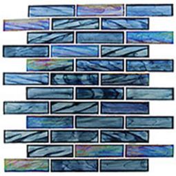 Zio Oceania - Cobalt Sea Brick Mosaic