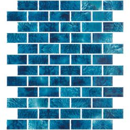 Tesoro Vanguard - Arrecife Blue 1" x 2" Glass Mosaic