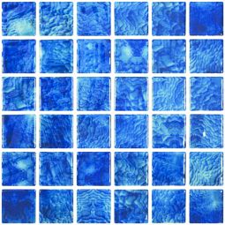 Tesoro Vanguard - Arrecife Blue 2" x 2" Glass Mosaic