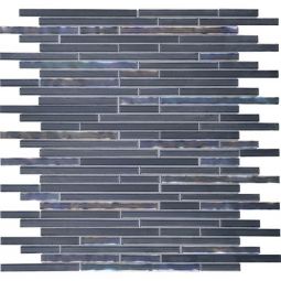 Daltile Opulence - Indigo 3/8" x Random Linear Glass Mosaic