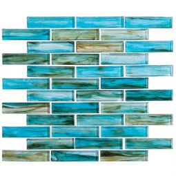 Zio Oyster Cove - Inspiration Teal Glass Mosaic