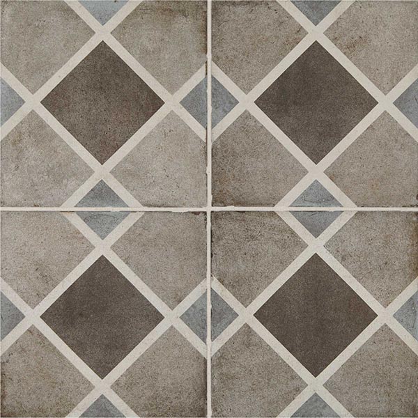 Daltile Quartetto - Cool Rombo Porcelain Tile