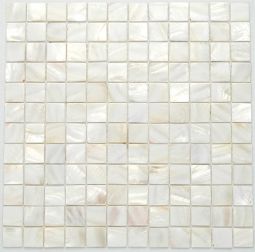 Zio Shell - White Shell Glass Mosaic
