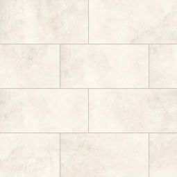 Bedrosians Shandar - Social White 12" x 24" Matte Porcelain Field Tile with Mould