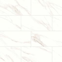 Bedrosians Shandar - Statuario 12" x 24" Matte Porcelain Field Tile