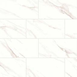 Bedrosians Shandar - Statuario 12" x 24" Polished Porcelain Field Tile