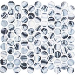 Zio Spheres - Blueberry Glass Mosaic