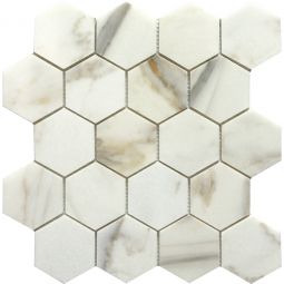Soci Hexagon - 3" Calacutta Hexagon Mosaic