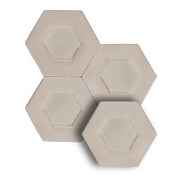Soci Chateau Dual - Ivory Hexagon 6" x 6" Ceramic Tile