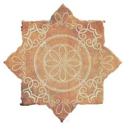 Soci Terra Cotta - Star Pattern 6" x 6" Porcelain Tile