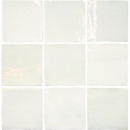 Soci Fado - 5" x 5" White Field Ceramic Tile