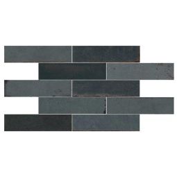 Soci Murus - 3" x 11" Charcoal Brick Ceramic Tile
