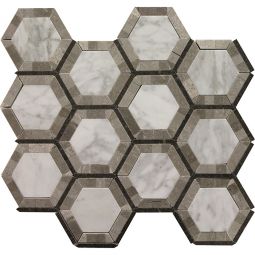 Soci Hexagon - Quinland Blend Noble Pattern Mosaic