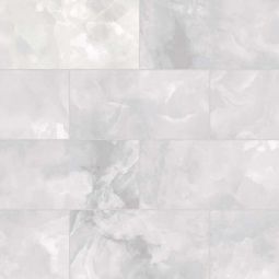 Bedrosians Gemma - White Onyx 12" x 24" Polished Porcelain Field Tile