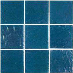 Tesoro Elegant - Turquoise 6" x 6" Glass Tile