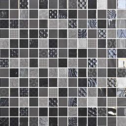 Daltile Uptown - Metro Gray 1" x 1" Glass Mosaic