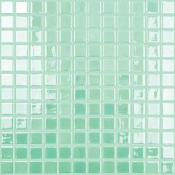 Tesoro Glow -  Aqua & Green Glow 1" x 1" Glass Mosaic