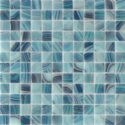 Emser Waterlace - Gau 1" x 1" Glass Mosaic