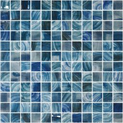 Emser Waterlace - Suva 1" x 1" Glass Mosaic