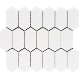 Emser Omni - White Gloss Hexagon Mosaic