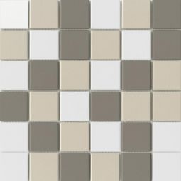 Emser Source - Light Blend 2" x 2" Porcelain Mosaic