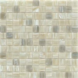 Emser Swirl - Cream 1" x 1" Glass Mosaic