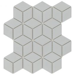 Emser Influence - Gray Gloss Cube Porcelain Mosaic