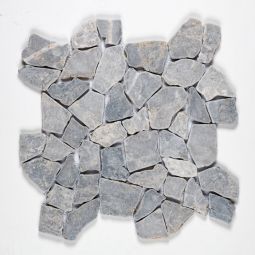 Marble Chip Pebbles - Aberdeen Grey 12" x 12" Mosaics