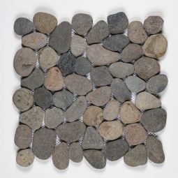 Natural River Pebbles - Bali Stone 12" x 12" Mosaic