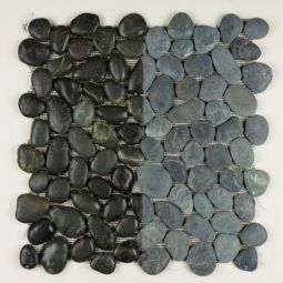 Jumbo Pebbles - Black Pebble Mosaic