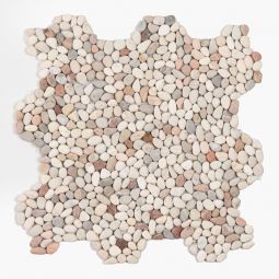 Mini Pebbles - Coral Beach Pebble Mosaic