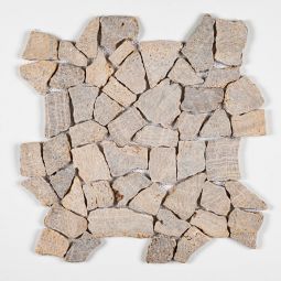Marble Chip Pebbles - Desert Sunset 12" x 12" Mosaics