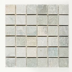 Tumbled Stone Squares - Ice Grey 2" x 2"