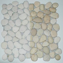 Jumbo Pebbles - White Mosaic