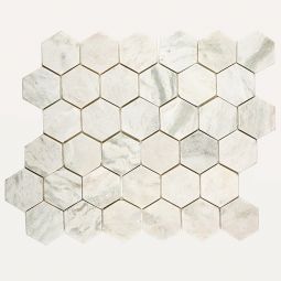 Tumbled Stone 2" Hexagons - Lily Onyx