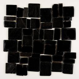 Hopscotch Pebbles - Pure Black Pebble Mosaic