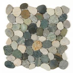 Shaved Pebbles - Bromo 12" x 12" Mosaics