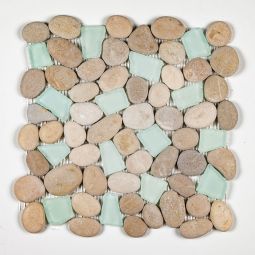 Sea Glass Pebbles - Spring Brook Pebble Mosaic