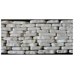 Marble Chip Pebbles - Tan Flat 4" x 11" Standing Stone