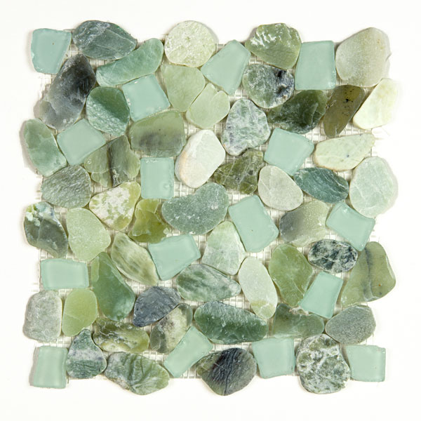 6826SP - Blue Green Designer Tile Beads | TL6826SP